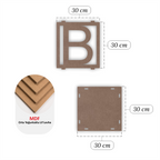Bebek Blokları Parti Panelleri MDF Boyalı veya Boyasız baby